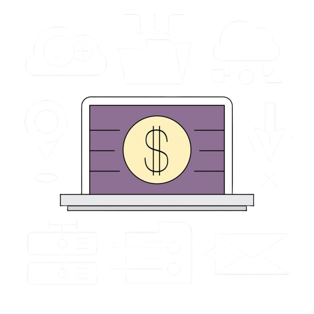 Ilustración de flujo de trabajo SaaS